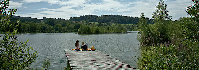Erlauzwieseler See im Bayerischen Wald